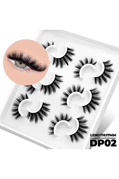 Choice1 6pairs-DP02 Veltrinay Fake Lashes 3D Mink Lashes Soft False Eyelashes...