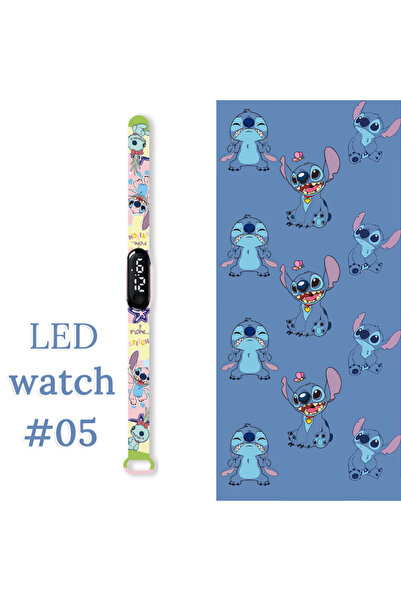 Choice16 ساعة ستيتش وايت 05 للأطفال، ساعة ستيتش عصرية، ساعة رياضية مقاومة للم...