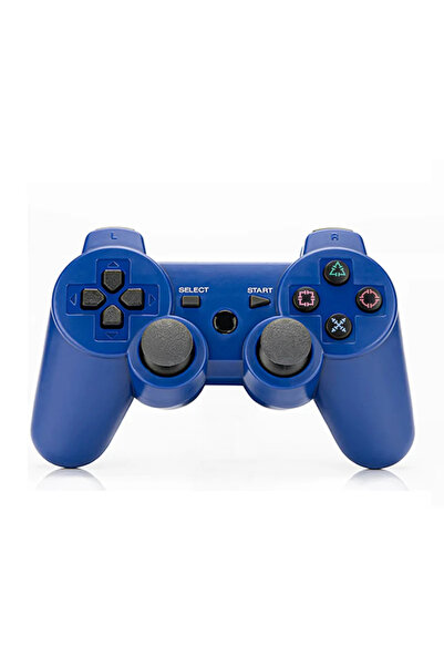 Choice3 وحدة تحكم زرقاء لجهاز بلاي ستيشن 3 تدعم تقنية بلوتوث اللاسلكية، وهي و...