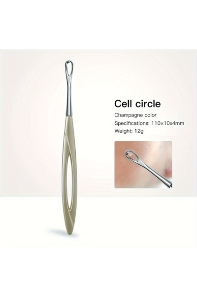 Choice5 Circle-Champagne 1/2Pcs Acne Needle Blackhead Clip Remover Extraction...
