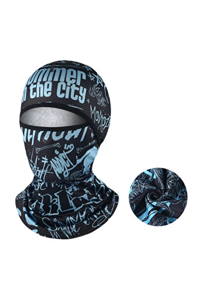 choice2 MZ-lanzihei Summer Cool Balaclava Ice Silk Cycling Full Face Cap Sun ...