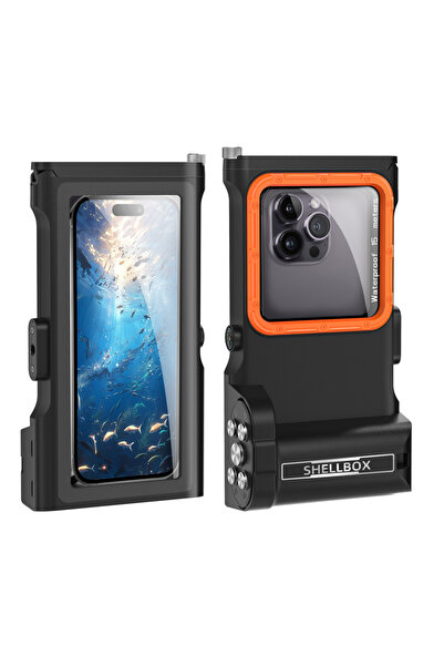 choice2 علبة برتقالية اللون، مطورة حديثًا، مقاومة للماء والغبار بمعيار IP68، ...