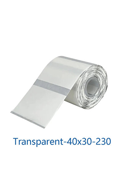 Choice20 square clear 40x30 1rolls M110 Self-Adhesive Label Paper for Phomemo...