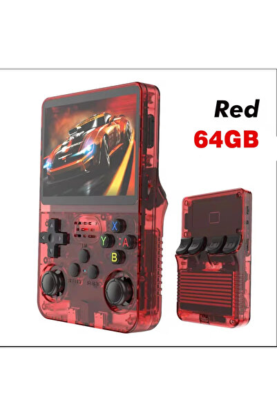 Choice19 red--64G-1 ARKOS R36S Retro Handheld Game Console Linux System 3.5-i...
