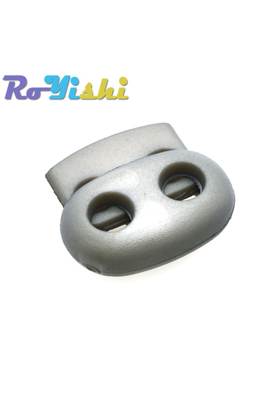 Choice4 Grey 12 Pcs/Pack Mixed Colorful 5mm Hole Plastic Stopper Cord Lk Bean...