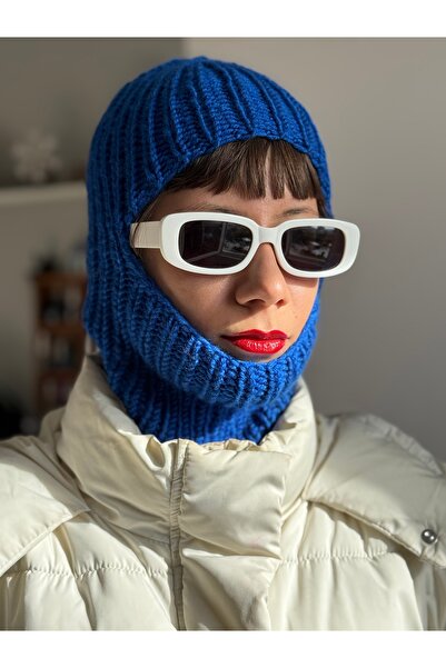 daldandala El Örgüsü Kadın Balaklava Bere – %25 Yün Karışımlı – Boyunlu Örgü ...