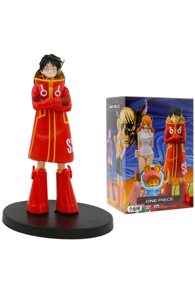 Choice4 مجسمات شخصيات أنمي ون بيس من بانداي، مع العلبة، بطول 17 سم، لوفي، زور...