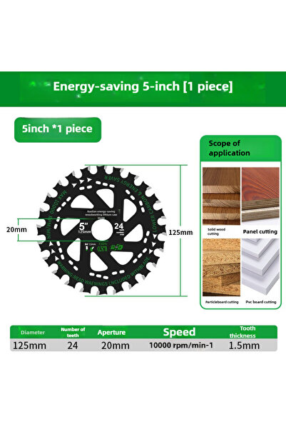 choice2 5 inch Baolian Lithium Battery Saw Blade Woodworking Alternating Toot...