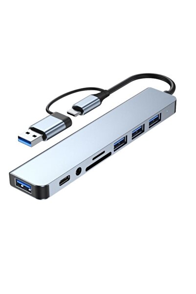 Choice1 موزع USB-C ثماني في اثنين وثلاثي في ​​واحد: منفذ USB-C ثلاثي في ​​واح...