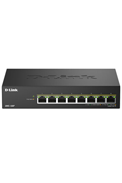 D-Link Switch DMS-108P, 8 porturi, PoE