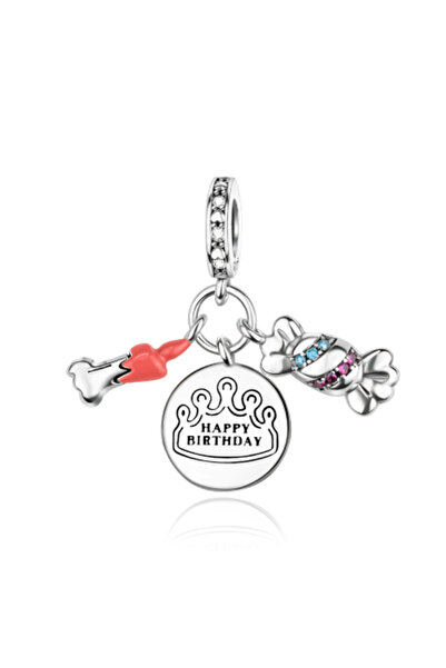 Choice58 CCT1046 Back To School 925 Sterling Silver Charms Bag Earphone Magic...