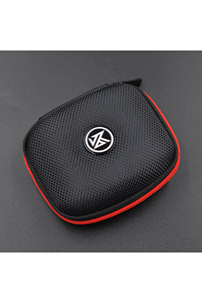 Choice حافظة سماعات أذن سوداء من KZ، مصنوعة من مادة EVA، مزودة بسحاب، علبة سم...