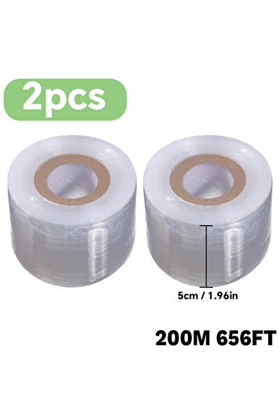 Choice5 شريط تطعيم صديق للبيئة وقابل للتحلل الحيوي، 5 سم × 200 متر × قطعتين، ...