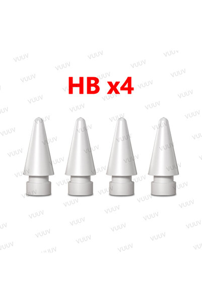 Choice11 HB x4 애플펜슬 펜촉 for Pencil Nib Tip for Pencil 2 1 / Pro / USB C for Ni...