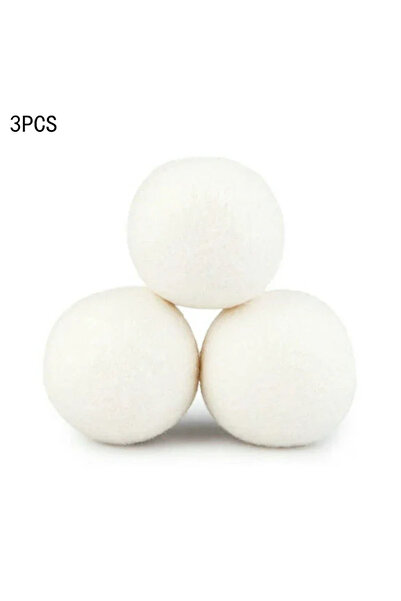 Choice1 3pcs Nature Wool Dryer Balls Fabric Softener Ball for Sensitive Skin ...