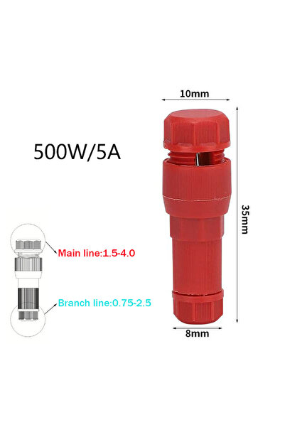 Choice3 10 PCS red 5/10pcs Low Voltage Quick Lk Piercing T-Tap Terminal Blk K...