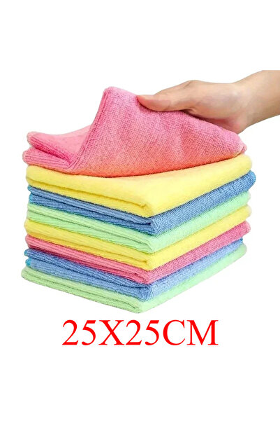 Choice4 20 قطعة من مناشف التنظيف عالية الجودة بألوان عشوائية، متوفرة في عبوات...