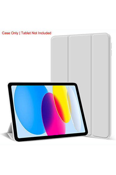 Choice4 جراب قلاب ثلاثي الطيات رمادي اللون من YT لجهاز iPad (A16) 2025، متواف...