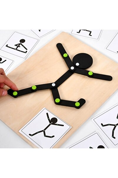 Choice لعبة ألغاز مينيونز الرياضية، لعبة مطابقة، لعبة حركة، لعبة رجل خشبي صغي...