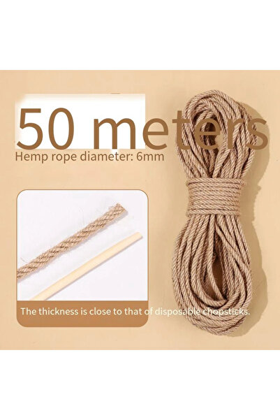 Choice3 B50 20/50M Pet Cat Scratch Durable Scratch Pole Climbing Frame Fine S...