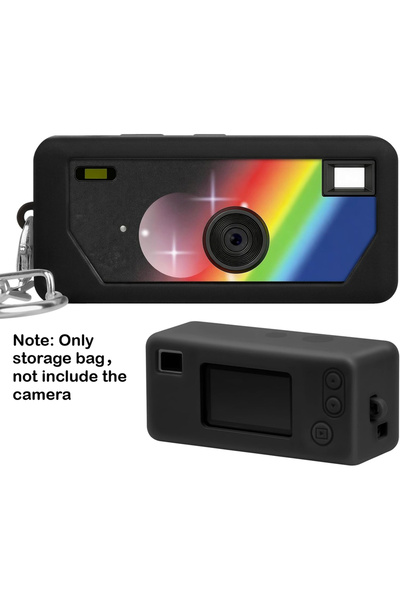 choice2 جراب سيليكون أسود لكاميرا كوداك شارميرا الرقمية سلسلة مفاتيح ، كاميرا...