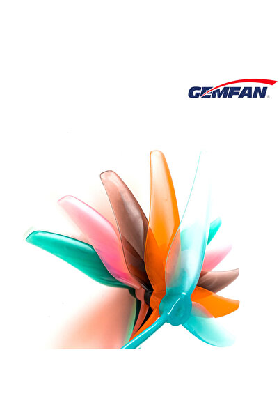 choice2 6 أزواج من مراوح Gemfan 51466 ثلاثية الشفرات مقاس 5 بوصات بألوان متنو...