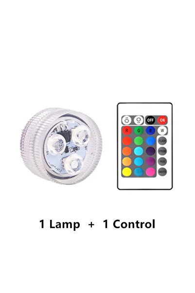 Choice 1 Lamp 1 Controller Indoor LED Night Light Battery Powered,RGB Submers...