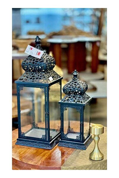 AZOZ MERCHLY Elegant Ramadan Decorative Lantern Set