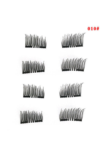 choice2 010 رموش نصفية مغناطيسية قابلة لإعادة الاستخدام، قابلة لإعادة الاستخد...