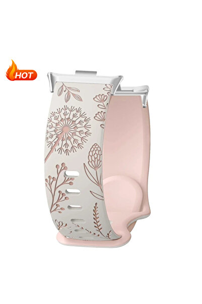 Choice23 سوار سيليكون StarPW لساعة Mi Band 8 Pro/8 Pro ثنائي اللون من زهرة ال...