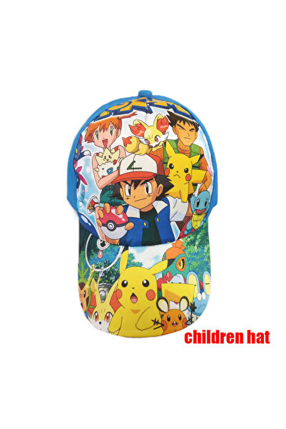 Choice13 قبعة بيسبول لشخصية بيكاتشو من شخصيات الأنمي، قابلة للتعديل، مناسبة ل...
