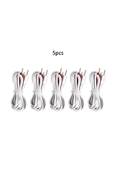 Choice 5 قطع من كابلات الأقطاب الكهربائية البديلة 038 مع وصلة دبوس قياسية لجه...