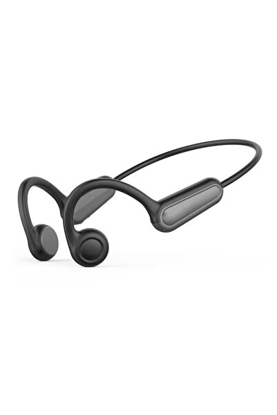 Choice1 سماعة رأس رياضية جديدة سوداء اللون بتقنية التوصيل العظمي الحقيقي، لاس...