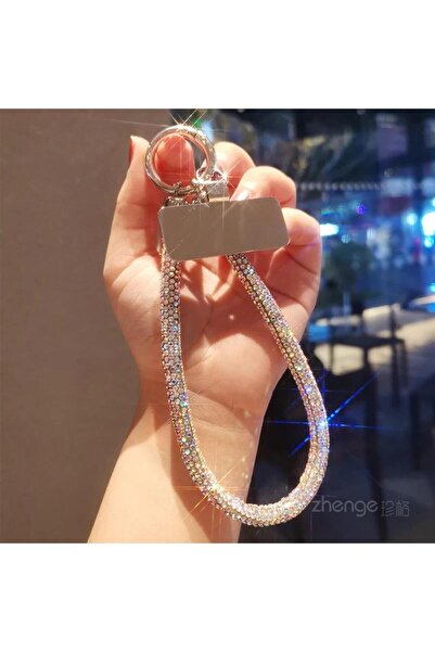 Choice 01 colorful 1pc with Clip Short Full Diamond Mobile Phone Strap Women'...