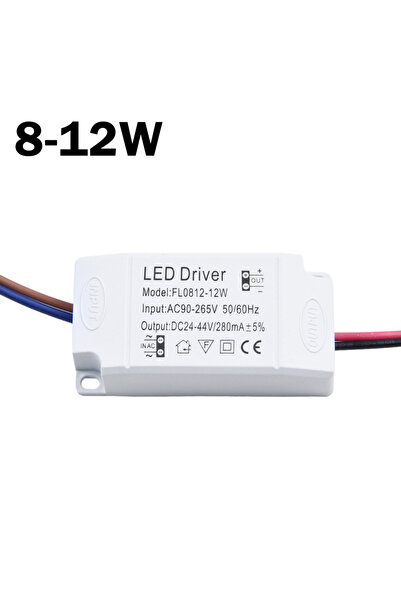 choice2 محول طاقة LED بقدرة 3-24 واط، يعمل بجهد 90-265 فولت تيار متردد، من 8 ...