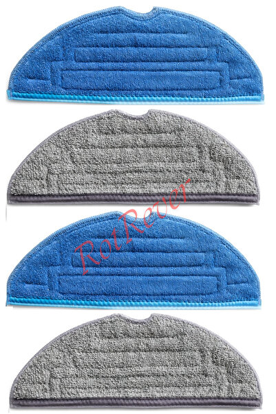 Roborock S7, S7 Maxv, S7 Maxv Ultra,S7 Sonic Uyumlu Mop Bez 2 farklı Renk Pas...