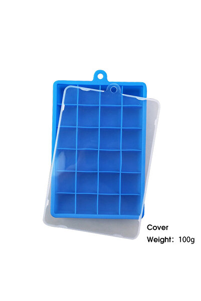 Choice4 علبة سيليكون مربعة زرقاء اللون بغطاء / بدون غطاء، تحتوي على 24 فتحة، ...