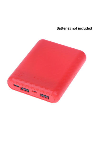 Choice Red 4 Slots 18650 Battery Box Case DIY Power Set Material Mini Solderl...