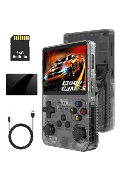 AI LIFE جهاز ألعاب محمول كلاسيكي R36S بشاشة IPS مقاس 3.5 بوصة، نظام لينكس، ذا...