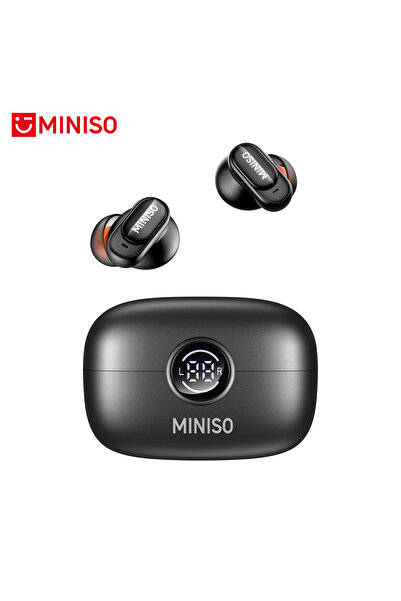 choice2 سماعات أذن لاسلكية مينيسو MS105 بلوتوث، لون أسود، بدون تقنية الذكاء ا...