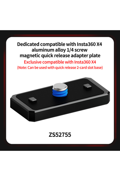 Choice9 محول ثلاثي القوائم مغناطيسي سريع الفك بدون شعار، مزود بلوحة براغي 1/4...