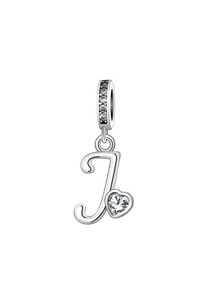 Choice76 D049-J 925 Sterling Silver A- Z Alphabet Pendant Charms Bead DIY LOV...