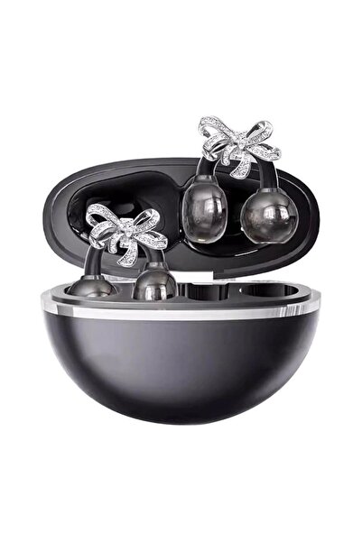 Choice3 سماعات أذن لاسلكية تعمل بتقنية البلوتوث، سوداء اللون، مزودة بمشبك، مع...