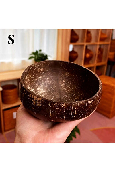 Choice Small(250-300ml) 1/3pcs Handcrafted Natural Conut Wood Bowl Set - Non-...