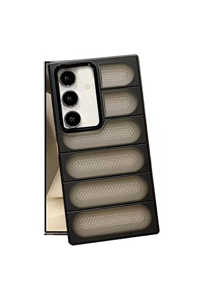 xirshop غطاء سامسونج جالاكسي S24 من السيليكون من ايرماكس - اسود