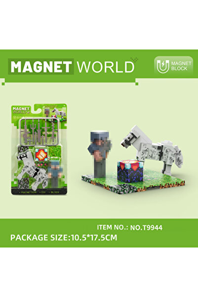 Choice4 T9944 Magnetic World Magnetic doll Animal building blks Magnetic buil...