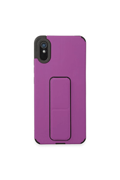 xirshop حافظة ريدمي 9a ميجا ستاند سيليكون - بنفسجي