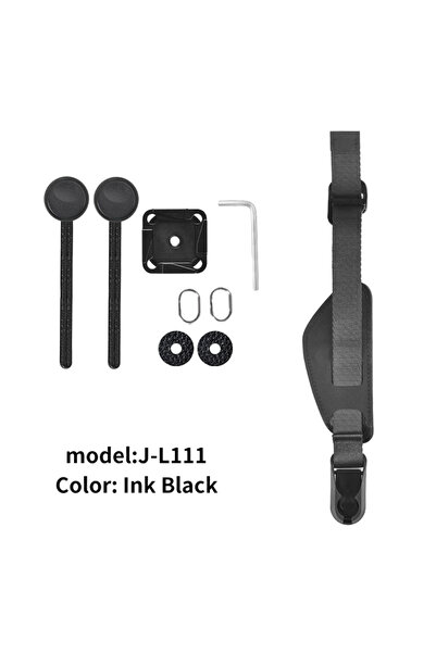 Choice1 حزام معصم للكاميرا مصنوع من جلد الصناعي الأسود عالي الجودة، مناسب لكا...