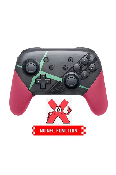 Choice3 وحدة تحكم Switch Pro حمراء اللون متوافقة مع Switch/OLED/Lite، وحدة تح...