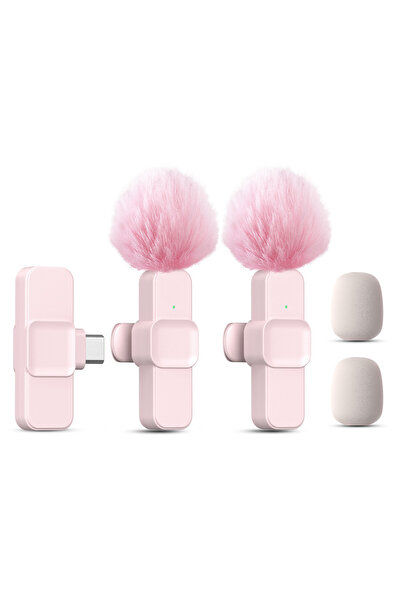 Choice3 ميكروفون لاسلكي صغير محمول لتسجيل الصوت والفيديو، متوافق مع منفذ USB-...